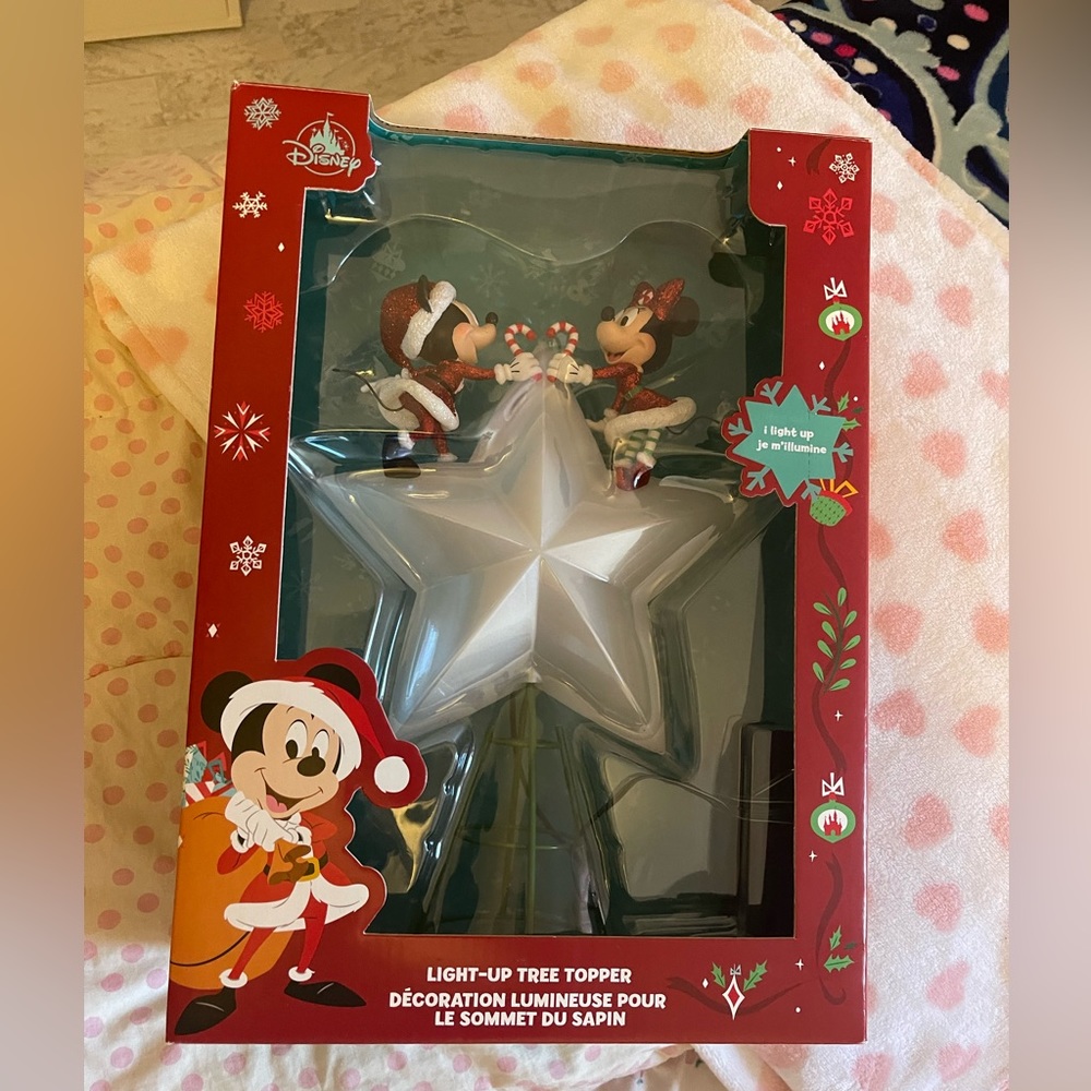 Mickey and Minnie Light Up Tree Topper